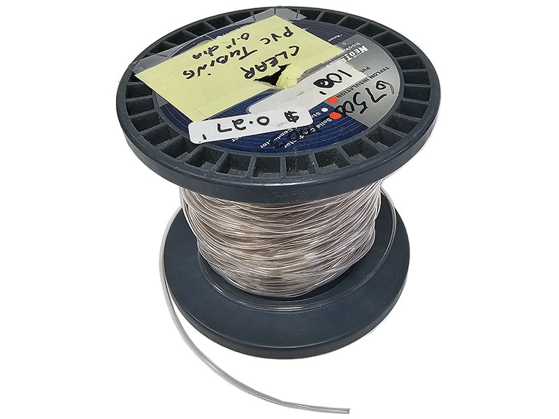#1004 BB ConneX 0.1" Series Clear PVC Tubing Grey Label (100ft spool available)