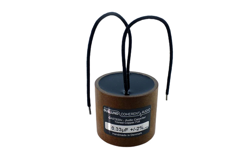 BB Duelund Capacitor 0.33uF 630Vdc Cast-Pio Tinned Copper Film (Old Body Style - 1 Piece)