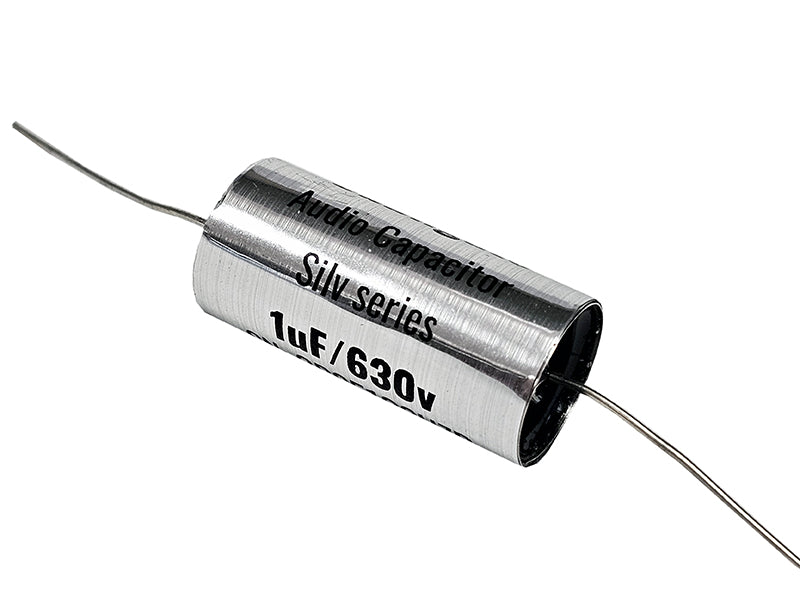 Obbligato 1uF 630Vdc “New” Silv Series Metalized Polypropylene Film Capacitor Axial Lead