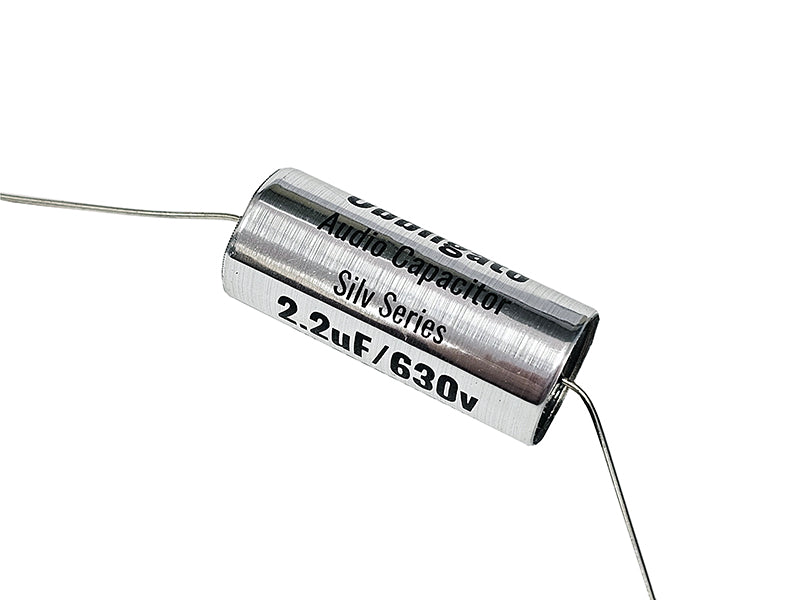 Obbligato 2.2uF 630Vdc “New” Silv Series Metalized Polypropylene Film Capacitor Axial Lead