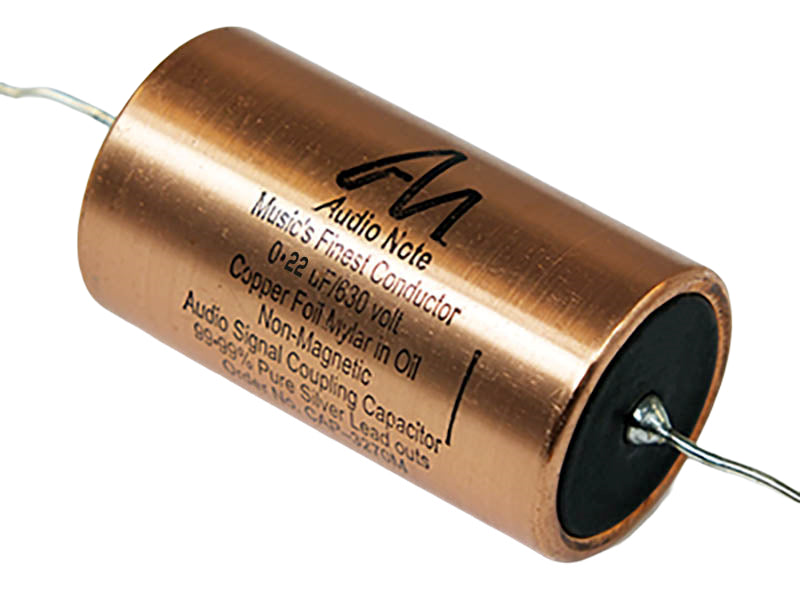 Audio Note Capacitor 0.22uF 630Vdc Copper Foil Series Mylar Oil