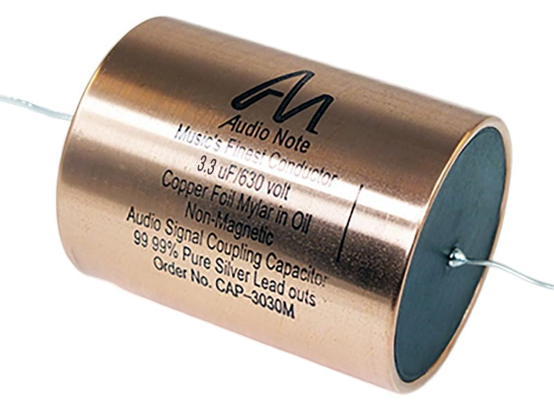 Audio Note Capacitor 3.3uF 630Vdc Copper Foil Series Mylar Oil