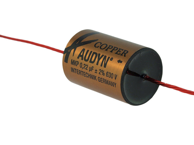 Audyn Capacitor 0.22uF 630Vdc True Copper Series Copper Foil Polypropylene
