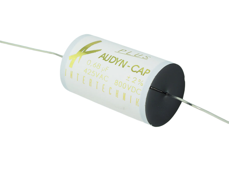 Audyn Capacitor 0.68mF 800Vdc 2% Tolerance Axial Lead MKP Plus Series Metalized Polypropylene