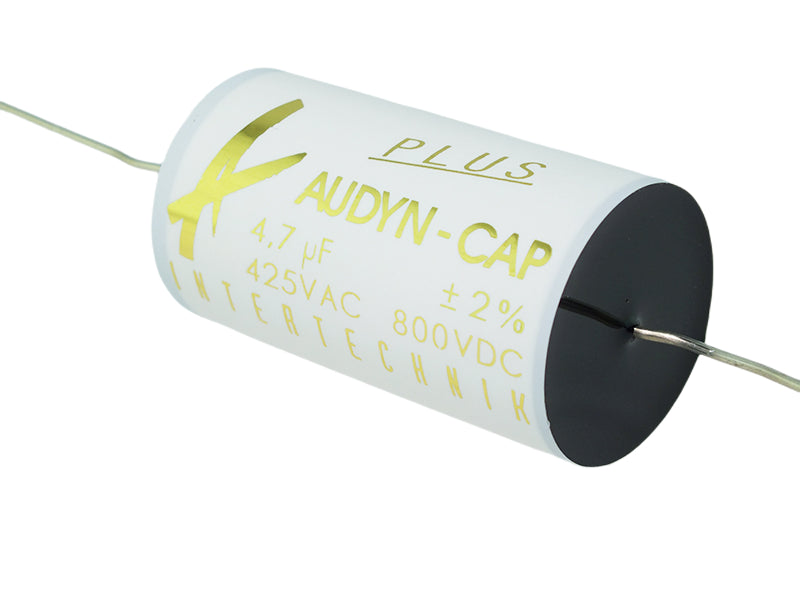 Audyn Capacitor 4.70mF 800Vdc 2% Tolerance Axial Lead MKP Plus Series Metalized Polypropylene