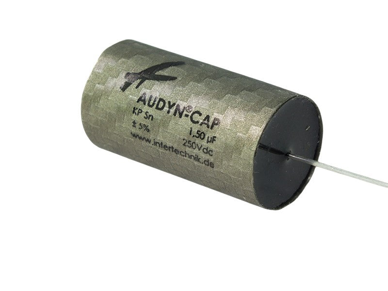 Audyn Capacitor 1.50mF 250Vdc. 2% Tolerance Axial Lead KP SN Series Tin Foil Polypropylene