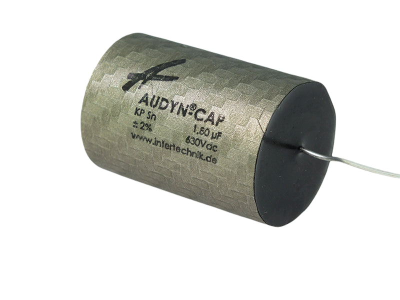 Audyn Capacitor 1.80mF 630Vdc 2% Tolerance Axial Lead KP SN Series Tin Foil Polypropylene