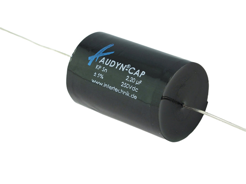 Audyn Capacitor 2.20mF 250Vdc. 2% Tolerance Axial Lead KP SN Series Tin Foil Polypropylene