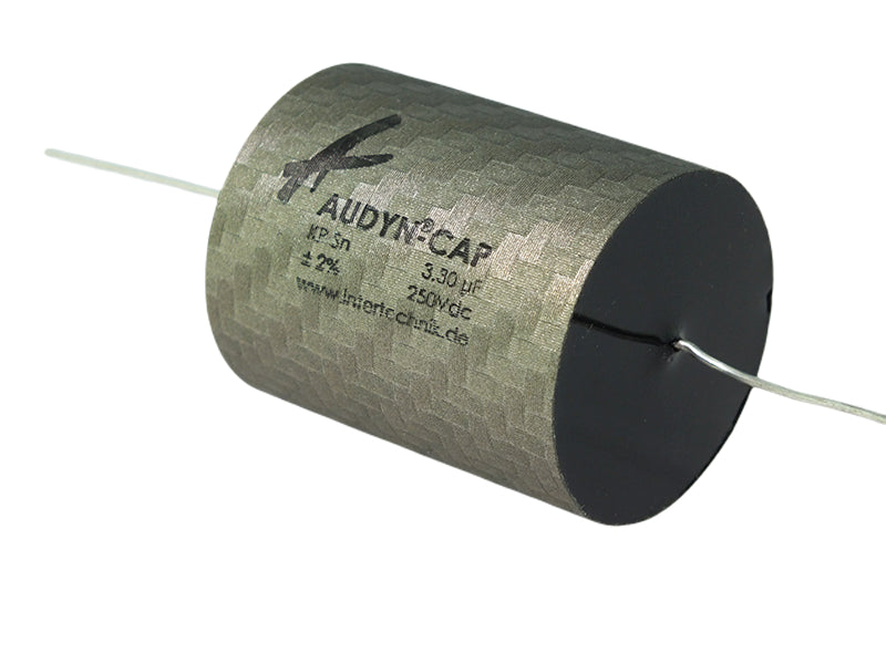Audyn Capacitor 3.30mF 250Vdc. 2% Tolerance Axial Lead KP SN Series Tin Foil Polypropylene