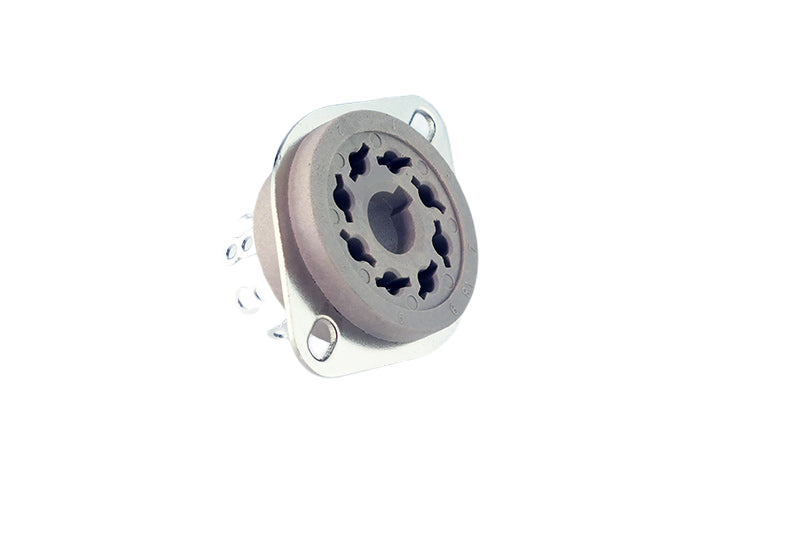 Belton Socket 8 Pin Octal Chassis Mount Solder Lug