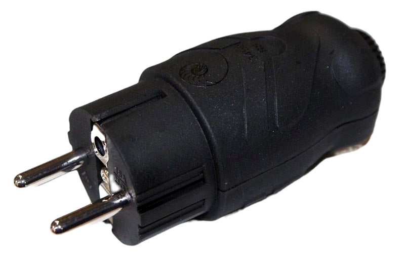 Cardas Connector 3455R Series IEC Male "Schuko" Plug
