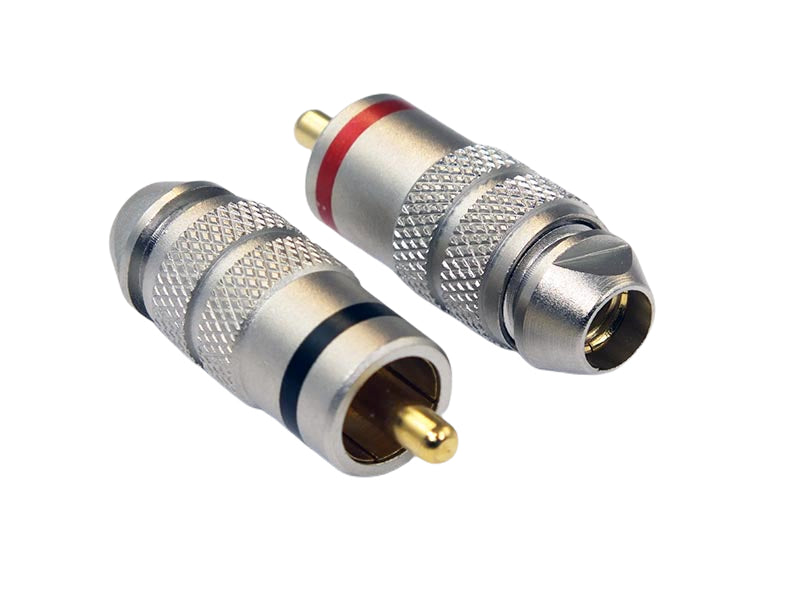 ConneX Connector RCA Male Plugs ''Tiffany'' Style