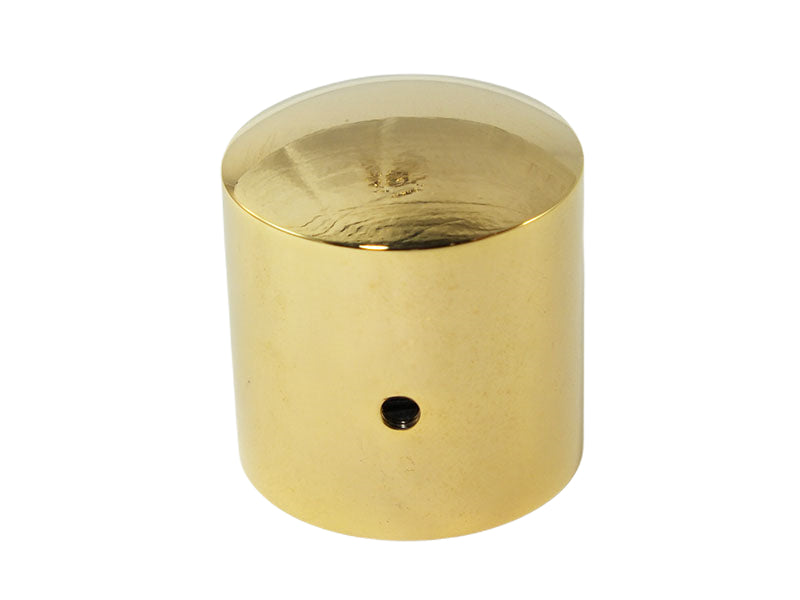 ConneX Knobs 25mm Polished Gold Brass Knob (for 6mm Shaft)