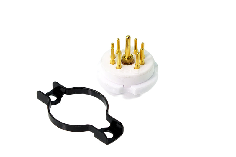 ConneX Socket 9 Pin Ultra-Premium Ceramic Gold Plated Machined Pins Chassis Mount