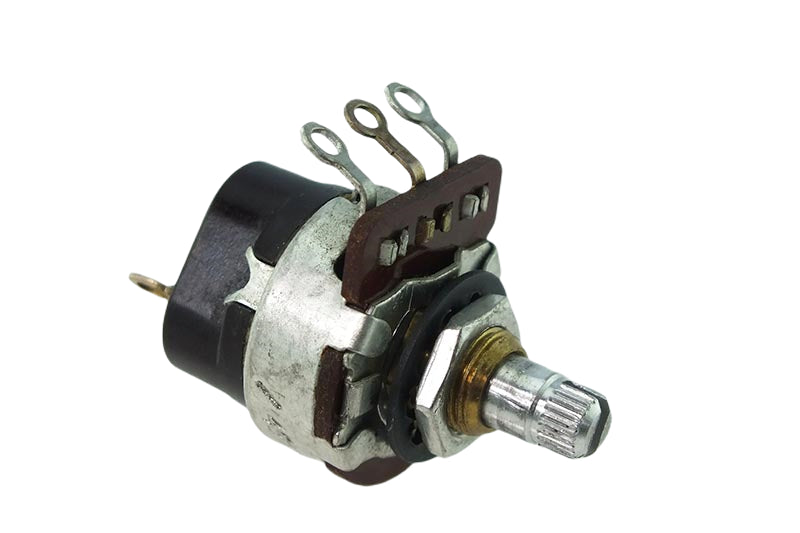 CTS 10K Log Potentiometer 1/2W 3/8" Mounting 1/4" Push/Pull Switch