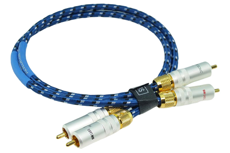 DH Labs Cable 0.5 Meter Revelation Terminated Interconnect w/RCA's