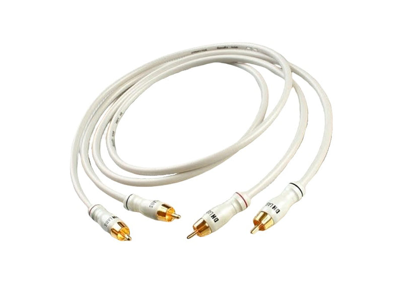 DH Labs Cable 1 Meter White Lightning Terminated