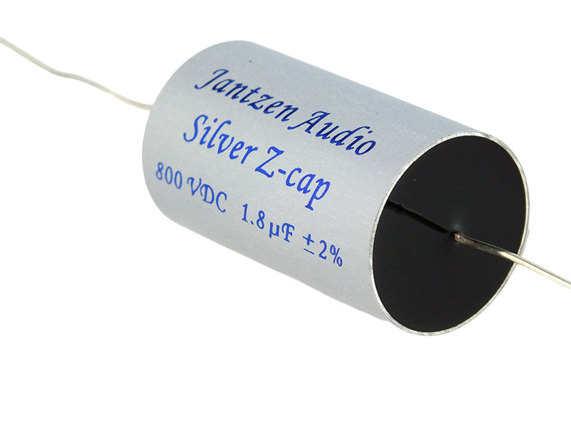 Jantzen Capacitor 1.80µF 800VDC Silver Z-Cap Series Metalized Polypropylene