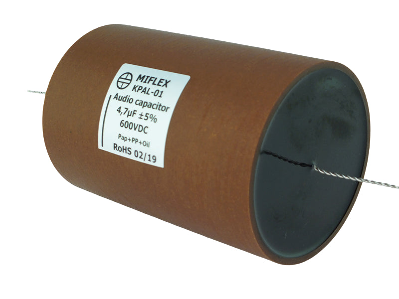 Miflex Capacitor 4.7uF 600Vdc KPAL Series Aluminum Foil Paper/Polypropylene Oil