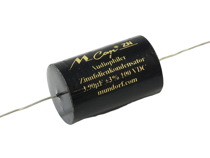 Mundorf Capacitor 3.90uF 100Vdc MCap® ZN Series Tin Foil Polypropylene  Axial