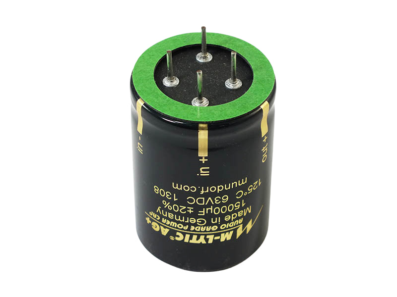 Mundorf Electrolytic Capacitor 15000uF 63Vdc MLytic® AG+ Series 4-Pole Radial