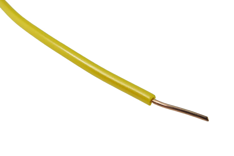 Neotech Wire 16awg Solid Core Cu PVC Jacket YELLOW