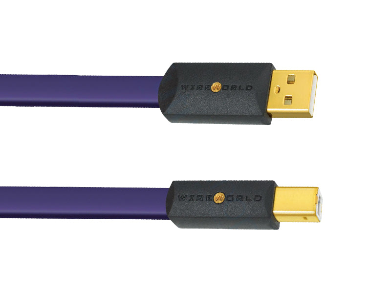 WireWorld Ultraviolet 8 Series USB 2.0 Terminated Cable A to B 0.6M