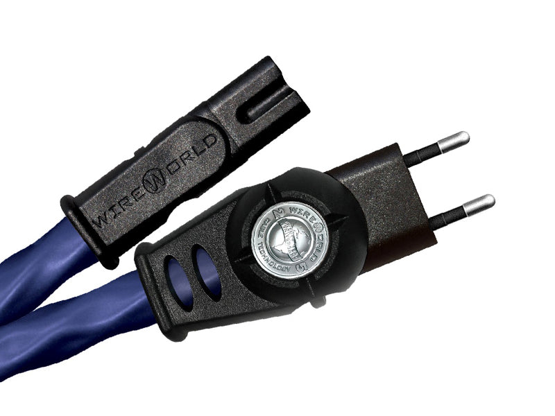 WireWorld Mini Aurora Series Power Terminated Cable Schuko to C7 IEC 1.0M
