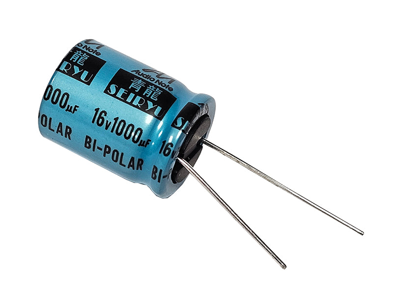 Audio Note Electrolytic Capacitor 1000uF 16Vdc SEIRYU Series Non-Polarized Radial