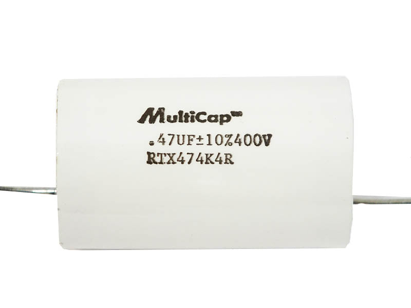 MultiCap Capacitor 0.47uF 400Vdc RTX Series Polystyrene Tin Foil