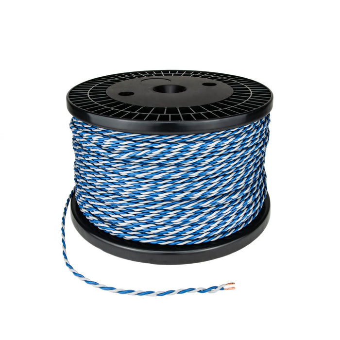 Mundorf Gray/Blue Angelique Series PVC Copper Silver/Gold Hook-Up Wire 13awg (1.79mm)