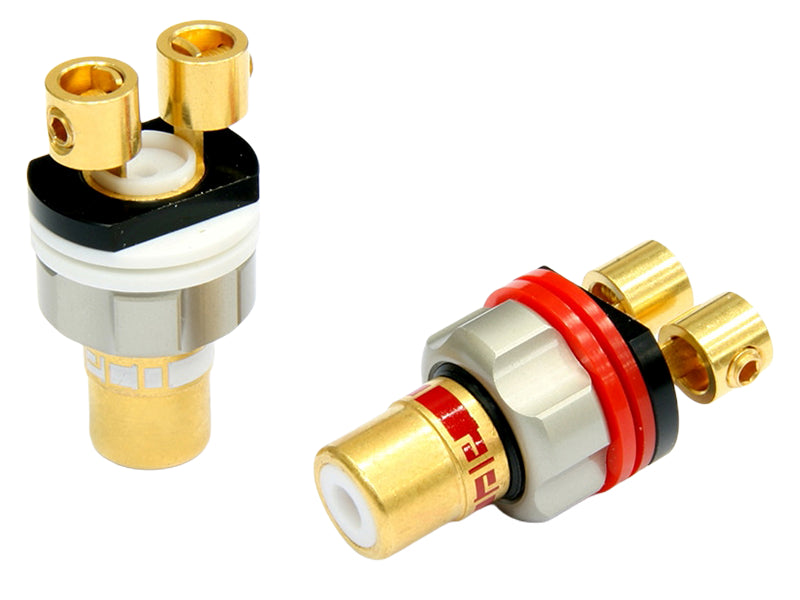 AECO Connector ARJ-4045 Series Gold-Plated Tellurium Copper RCA Female Jacks