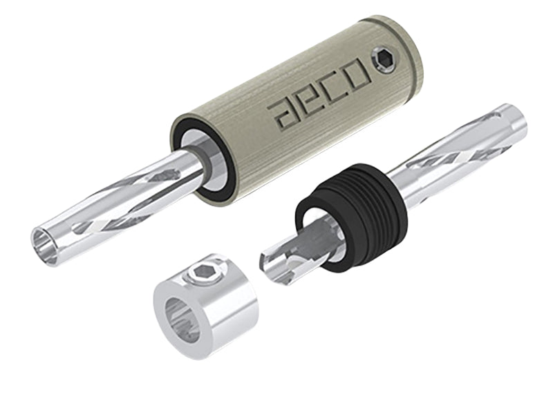 AECO Connector ABP-1111S Series Silver-Plated Tellurium Copper Banana Plugs