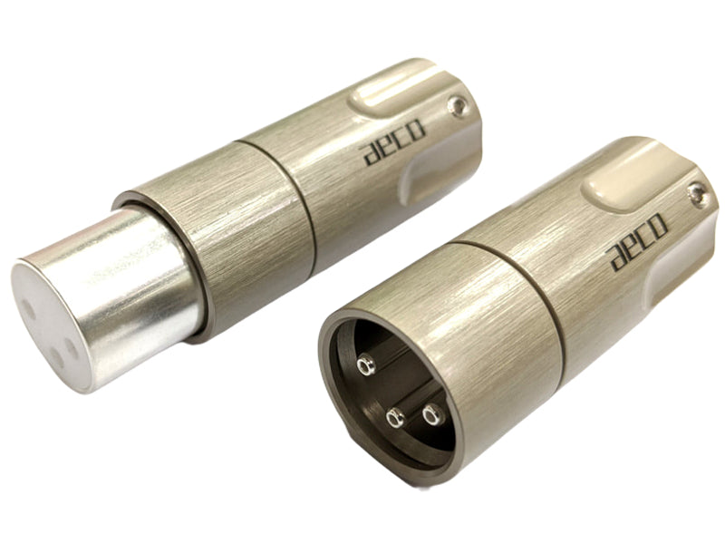 AECO Connector AMI-1060S Series Silver-Plated Tellurium Copper 3-pin Male/Female XLR Plugs