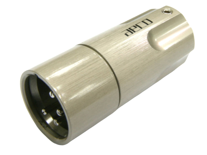 AECO Connector AX4-1611S Series Silver-Plated Tellurium Copper 4-pin Male XLR Plug