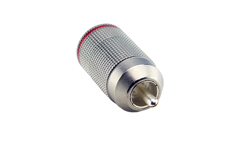 Audio Note AN P RCA Plug 12mm Silver Plated Red