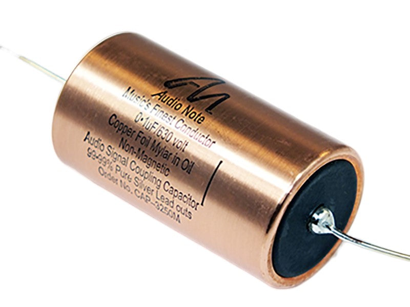 Audio Note Capacitor 0.1uF 630Vdc Copper Foil Series Mylar Oil