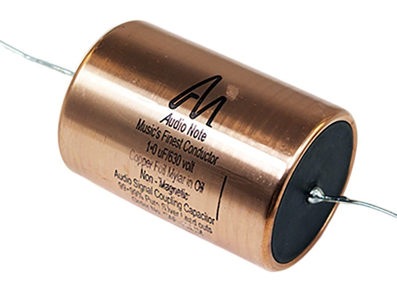 Audio Note Capacitor 1.0uF 630Vdc Copper Foil Series Mylar Oil