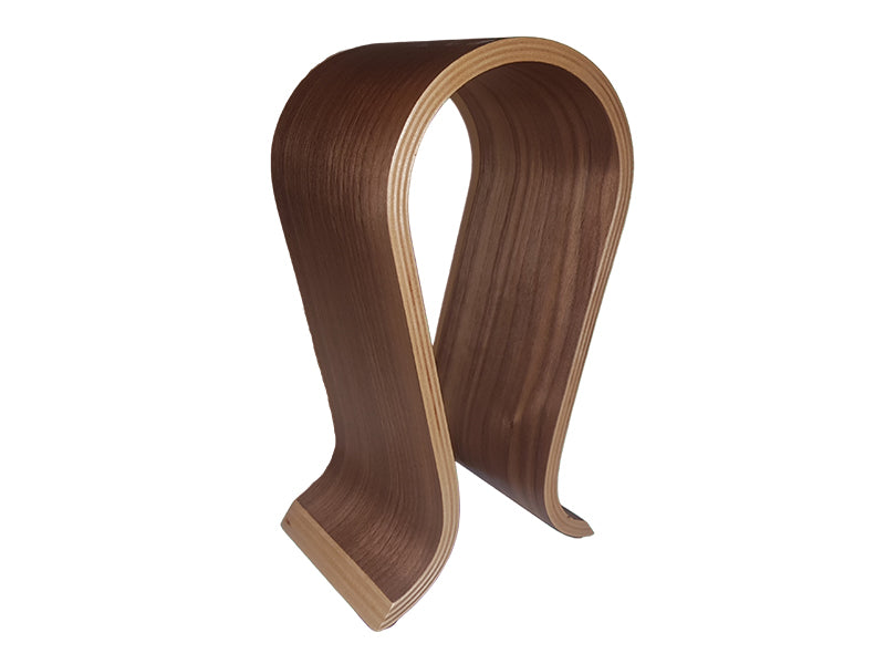 Asona Wood Veneer Headphone Stand - Walnut