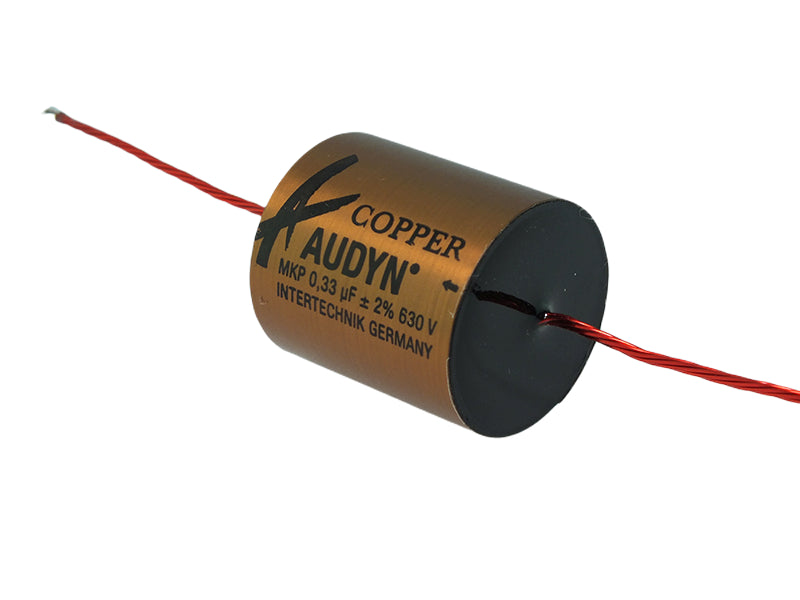 Audyn Capacitor 0.33uF 630Vdc True Copper Series Copper Foil Polypropylene