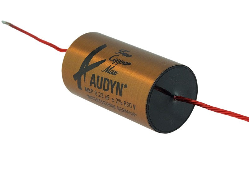 Audyn Capacitor 0.22uF 630Vdc True Copper Max Series Copper Foil Polypropylene