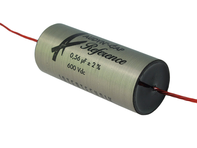 Audyn Capacitor 0.56uF 600Vdc 2% Tolerance Axial Lead Tri-Reference Series Aluminum Foil Polypropylene