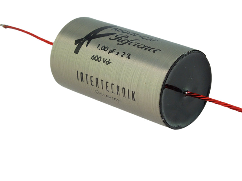 Audyn Capacitor 1.00uF 600Vdc 2% Tolerance Axial Lead Tri-Reference Series Aluminum Foil Polypropylene