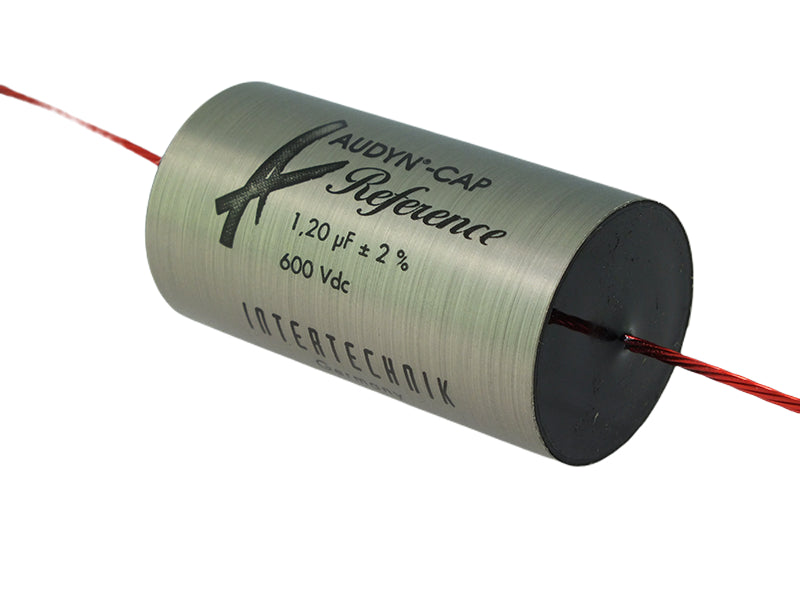 Audyn Capacitor 1.80uF 600Vdc 2% Tolerance Axial Lead Tri-Reference Series Aluminum Foil Polypropylene