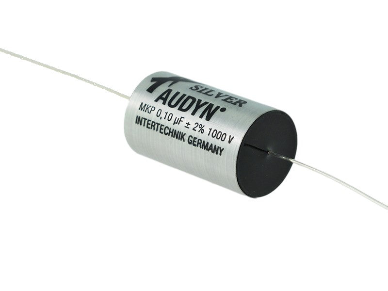 Audyn Capacitor 0.10uF 1000Vdc 2% Tolerance True Silver Series Metalized Silver Polypropylene