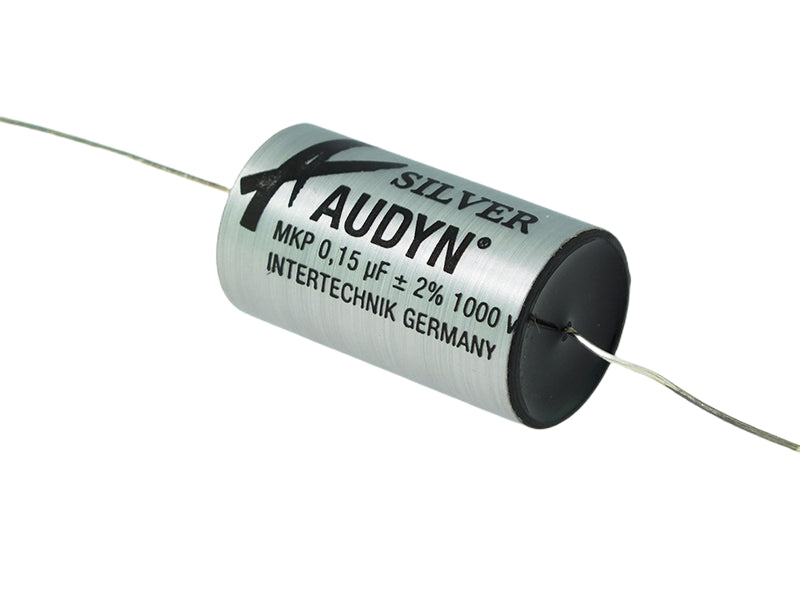 Audyn Capacitor 0.15uF 1000Vdc 2% Tolerance True Silver Series Metalized Silver Polypropylene