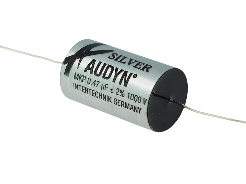 Audyn Capacitor 0.47uF 1000Vdc 2% Tolerance True Silver Series Metalized Silver Polypropylene