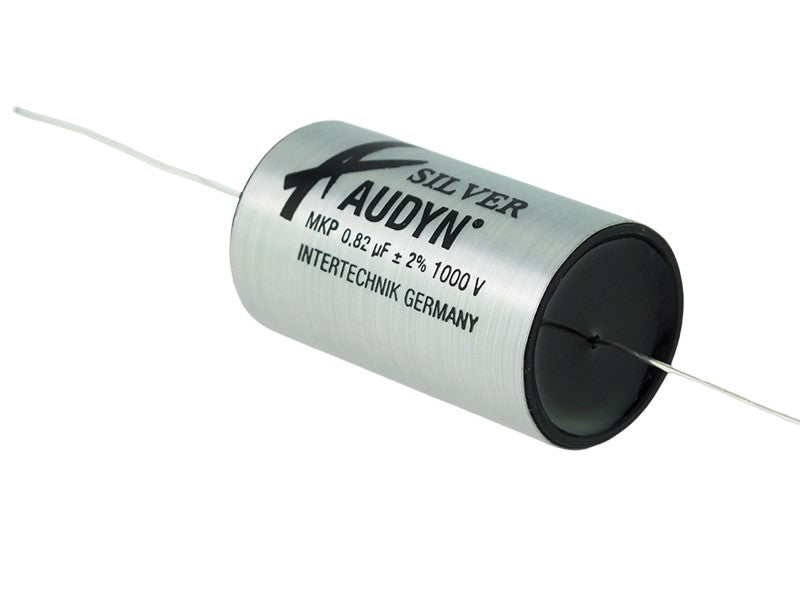 Audyn Capacitor 0.82uF 1000Vdc 2% Tolerance True Silver Series Metalized Silver Polypropylene