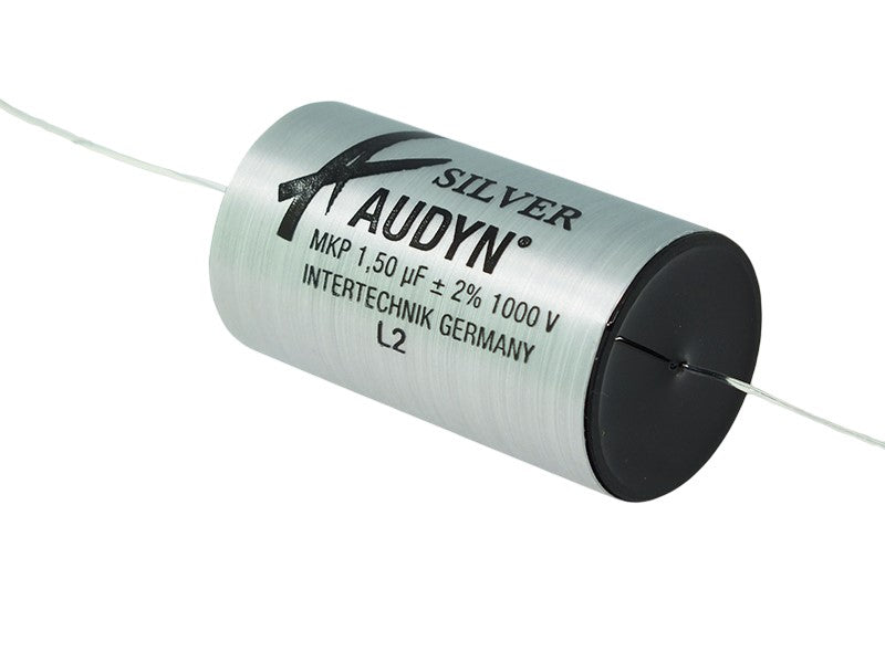 Audyn Capacitor 1.50uF 1000Vdc 2% Tolerance True Silver Series Metalized Silver Polypropylene