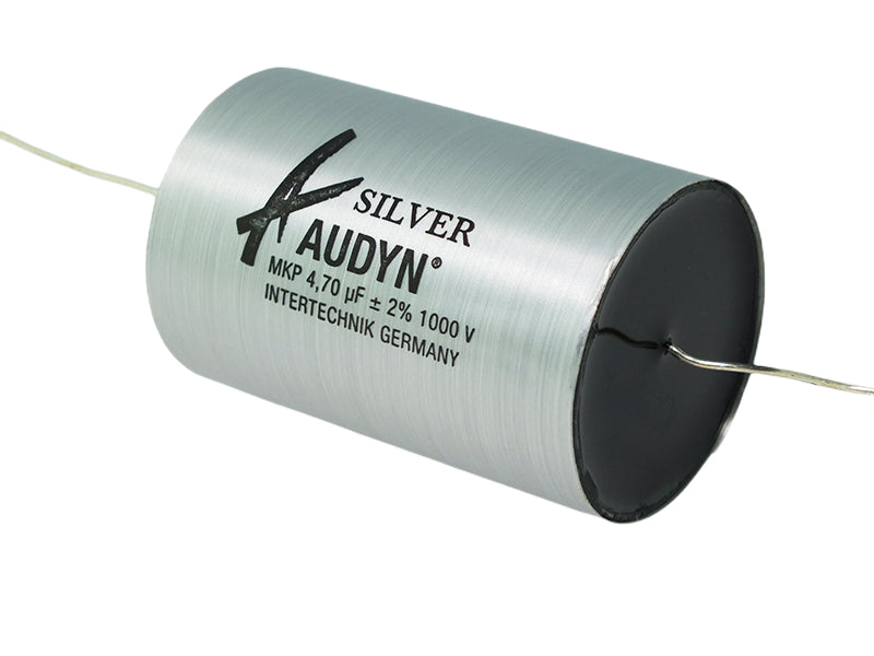 Audyn Capacitor 4.70uF 1000Vdc 2% Tolerance True Silver Series Metalized Silver Polypropylene